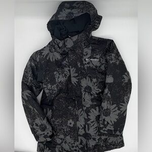 Columbia Youth Girls 3-in-1 Interchange Winter Jacket Size M (10/12) Floral